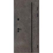 Metāla durvis dzīvoklim Termo Ultra (kvadro) Securemme modelis 546/607 ar spoguli Bulat