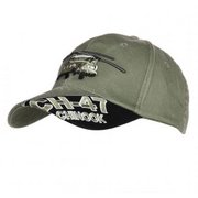 Čepice BASEBALL s helikoptérou CH-47 ZELENÁ