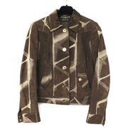 <span style="background-color: #ff822f; color: white; display: inline-block; padding: 0px 5px; margin-right: 4px;">Used</span>VESTE GUCCI TYE & DYE T38-40 M EN CUIR SUEDE MARRON BLOUSON LEATHER JACKET 3250€