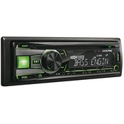 RADIO SAM.ALPINE CD CDE-192R CD+USB+iPOD GREEN/RED