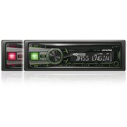 Alpine cde-192r radio cd/usb, control i-pod, rosu/verde